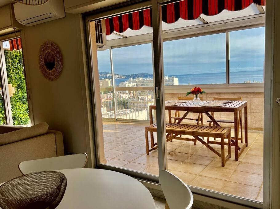 Superbe Appartement Vue Sur Mer Nizza Esterno foto